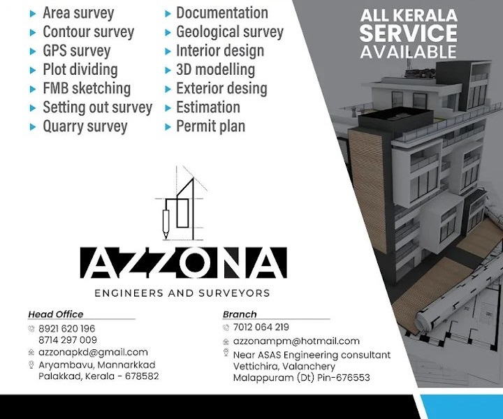 Azzona Digital Land Surveyors Malappuram